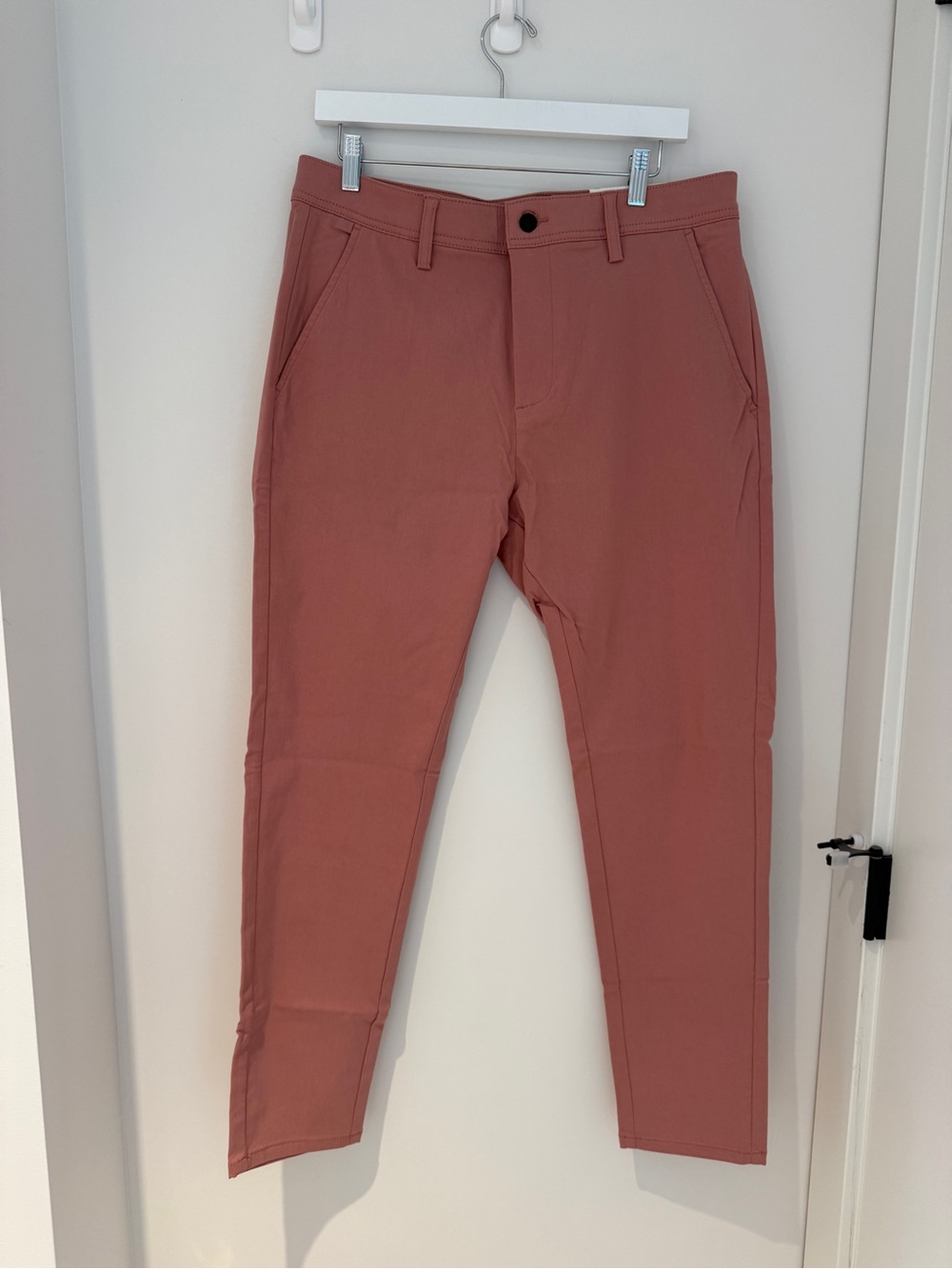 Men's Slim Chinos in Rose Clay